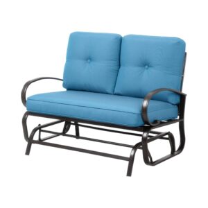 Steel Frame Glider Chair with Cushion
