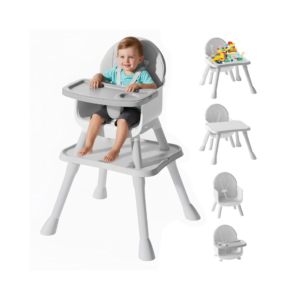 6-in-1 Convertible High chair for Babies