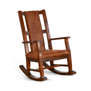Mahogany Smooth Rocking Motion Nursing Chair