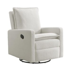 Upholstered Glider Recliner Rocking Chair