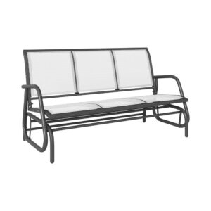 3-Seater Patio Glider Bench