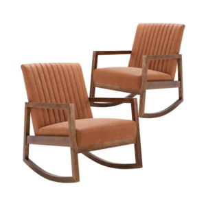 Faux Leather Upholstered Nursing Chair