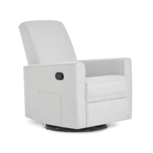 Upholstered Manual Glider Recliner Nursing Chair